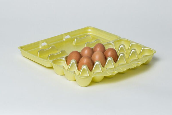 Styrofoam Bulk Egg Cartons (35 pack) 8 egg Yellow
