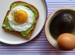 Organic Avocado Toast with Fried egg recipe