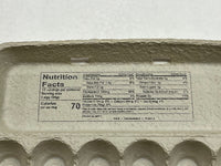 Stock Print Flat Top Egg Carton (5" Tabs) w/ Free Shipping*