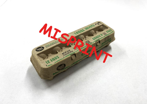 BEST DEAL ! Lowest cost item egg carton 12 ct Misprint Egg Cartons w/ FREE SHIPPING