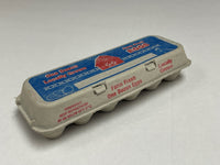 Stock Print Flat Top Egg Carton (5" Tabs) w/ Free Shipping*