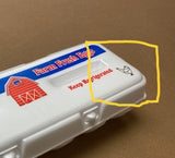 White Stock Foam Egg Cartons "Farm Fresh Eggs" NO UPC w/ FREE SHIPPING* Eggs not included