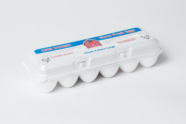 XL STOCK FOAM EGG CARTON- 12 ct w/ Free Shipping* Eggs not included